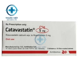 Thuốc Catavastatin 5mg - Antibiotice S.A