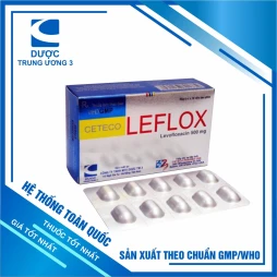 Thuốc Ceteco Leflox 500 - TW 3