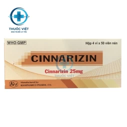 Thuốc Cinnarizin - Khapharco