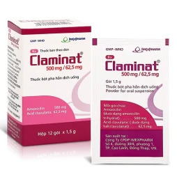 Thuốc Claminat 500mg/62,5mg