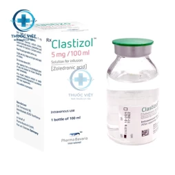 Thuốc Clastizol Acid zoledronic (dưới dạng acid zoledronic monohydrat) 5mg/100ml