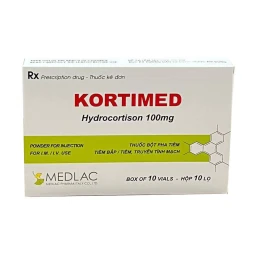 Thuốc Kortimed 100mg - Medlac Pharma Italy