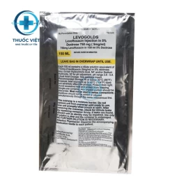 Thuốc Levogolds Levofloxacin 750mg/150ml