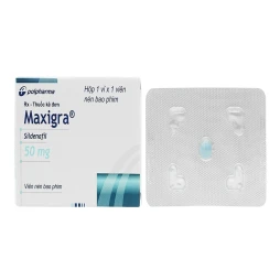 Thuốc Maxigra Sildenafil (dưới dạng sildenafil citrate) 50mg