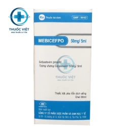 Thuốc Mebicefpo 50mg/5ml - Eczacibasi Monrol Nukleer Urunler Sanayi Ve Ticaret A.S