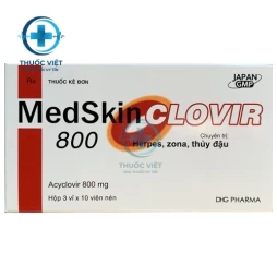 Thuốc Medskin clovir 800 - DHGPharm