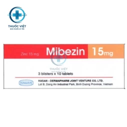 Thuốc Mibezin 15mg - Hasan Dermapharm