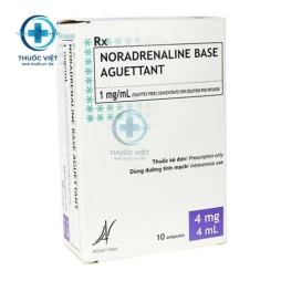 Thuốc Noradrenaline Base Aguettant 1mg/ml