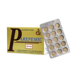 Thuốc Parepemic 2mg, Vĩ/10 hộp/100 viên nang cứng