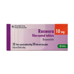 Thuốc Roswera Rosuvastatin (dưới dạng Rosuvastatin calcium) 10mg