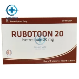 Thuốc Rubotoon 20 - Eczacibasi Monrol Nukleer Urunler Sanayi Ve Ticaret A.S