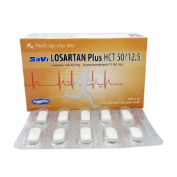 Thuốc Savi Losartan plus HCT 50/12.5