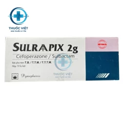 Thuốc Sulraapix 2g - Eczacibasi Monrol Nukleer Urunler Sanayi Ve Ticaret A.S