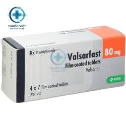 Thuốc Valsarfast 80mg film coated tablets