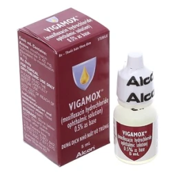 Thuốc Vigamox Moxifloxacin (dưới dạng Moxifloxacin hydrochlorid) 5mg/ml