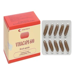 Thuốc Vihacaps 600 - Minskinterrcaps U.V