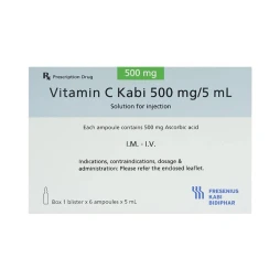 Thuốc Vitamin C Kabi 500mg/5ml